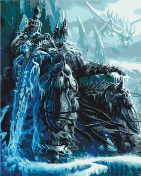 Картина за номерами 40×50 см Kontur Артас Король Ліч Warcraft DS0456