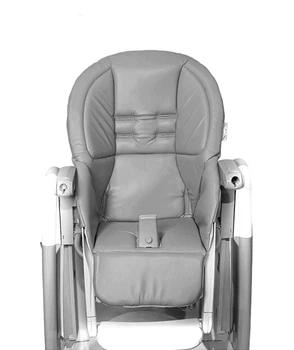 Чохол на стільчик для годування Peg-perego Tatamia екошкіра сіра Panda Mom