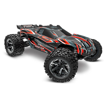 Машинка на радіокеруванні Traxxas Rustler 4x4 VXL Brushless RTR 1/10 4WD Stadium Truck (67376-4 Red)
