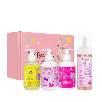 Набор, бокс детский "Фламинго" 4 товара в коробке Top beauty, возраст 3+