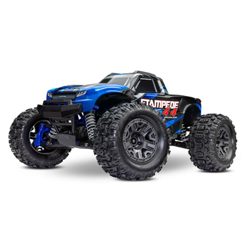 Машинка на радіокеруванні Traxxas Stampede 4x4 BL-2S Brushless 1/10 RTR Monster Truck (67154-4 Blue)