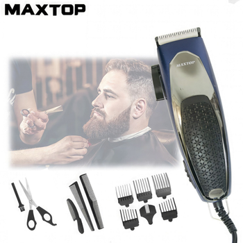 Машинка для стрижки волос Maxtop MP-4808 Pro Черный + Масло