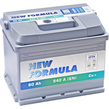 Аккумулятор автомобильный NEW FORMULA 60Ah Ев (-/+) 540EN (5602204249) (246675)
