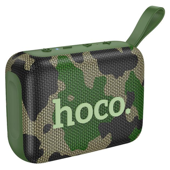 Портативная беспроводная Bluetooth колонка акустика Hoco HC28 BT5.4, USB/TF/FM, TWS, 3H Camouflage