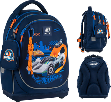 Рюкзак шкільний Kite Education Hot Wheels 36x27x16 см 15.5 л (HW25-724S)