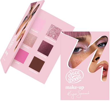 Paleta cieni do powiek Face Boom Make Up Pink Power Girl 9 g (5903031259254)