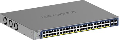 Przełącznik Netgear GS752TXPv3 48x GbE PoE+ i 4x SFP+ (GS752TXP-300EUS)