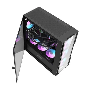 Корпус DarkFlash DK431 Glass Black