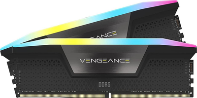 Память для настольных компьютеров Corsair 32 GB (2x16GB) DDR5 6400 MHz Vengeance RGB (CMH32GX5M2B6400C36)