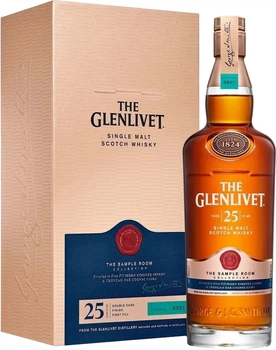 Віскі Glenlivet 25 yo Single Malt Scotch Whisky 0.7 л 43% у подарунковій упаковці (5000299226421K)