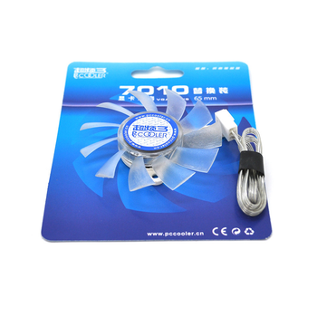 Кулер для видеокарты PCCOOLER 7010№3 для ATI NVIDIA 3-pin вентилятор для охлаждения графики охлаждающий вентилятор (YU-GT_33A)