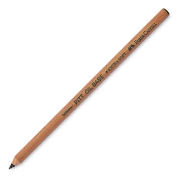 Масляный карандаш Faber-Castell дуже мьякий Pitt Чёрный Дуже Мягкий (112601)