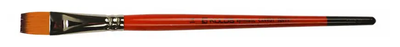 Кисть синтетика Kolos Carrot плоская №14 короткая ручка 1097F (4210970F14)
