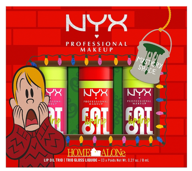  Набір блисків для губ NYX Professional Makeup Home Alone Fat Oil Lip Drip Trio 02 3 х 4.8 мл (3600551107196)