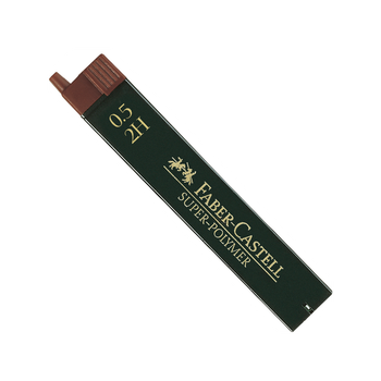 Грифель для механічного олівця Faber-Castell SUPER-POLYMER, 0,5 мм., 2H, (120512)