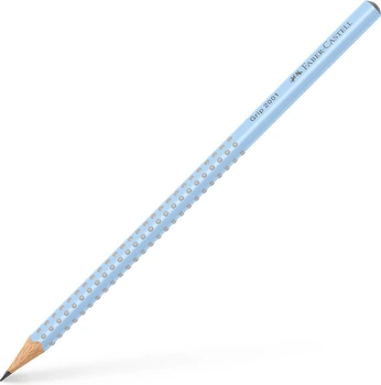 Чернографитный карандаш Faber-Castell GRIP 2001, B, SKY BLUE, (517074)