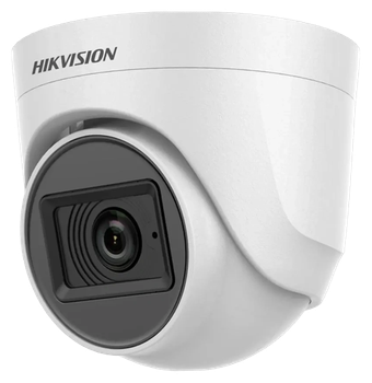 5Мп Turbo HD видеокамера Hikvision DS-2CE76H0T-ITPFS с микрофоном 2.8мм для видеонаблюдения камера наблюдения (LO-TH_11C)