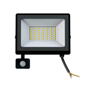 Прожектор LED с датчиком движения Ritar ZB-PGGY-100W 100Вт SMD2835 уличный светильник для освещения дворов и гаражей (YU-GT_33A)
