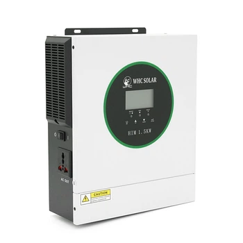 Гібридний інвертор HIM-1.5KW 1500W 24V MPPT 80A для дому та офісу сонячна енергія перетворювач (TOR-JUG_22B)