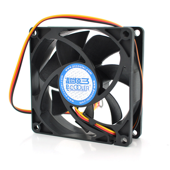 Кулер корпусной Pccooler F82 80мм 3-pin MOLEX вентилятор для компьютера охлаждение низкий шум (YU-GT_33A)