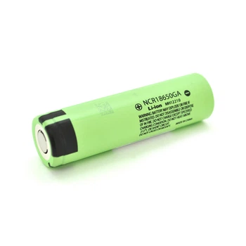 Аккумулятор 18650 Li-Ion Panasonic NCR18650GA, 3300mAh, 10A, 4.2/3.6/2.5V, Green
