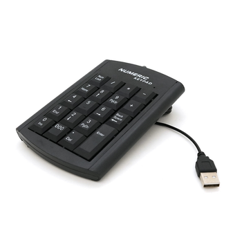 Цифрова клавіатура USB Voltronic 130см чорна компактна клавіатура для ноутбука комп'ютерна клавіатура (YU-GT_33A)
