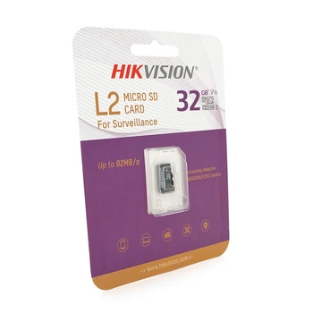 Карта памяти Hikvision MicroSD HS-TF-L2/32G 32Гб Class10 V10 флешка для смартфона и камеры (LO-TH_11C)