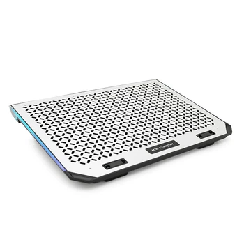Подставка под ноутбук IceCoorel A17 10-15.6 дюймов охлаждающая с RGB подсветкой 6 вентиляторов USB 2.0 (TOR-JUG_22B)