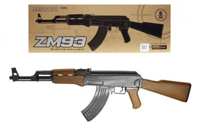 Автомат металевий на кульках АК-47 Cyma ZM 93