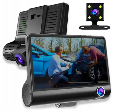 Відеореєстратор на 3 камери Full HD / Автореєстратор XN202/319 (L)