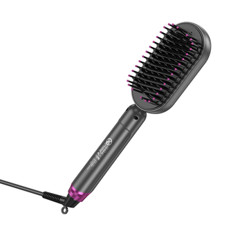 Гребінець для випрямлення волосся з цифровим дисплеєм HOCO HP44 EU Rose red 6942007631662