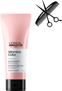 Профессиональный кондиционер L'Oreal Professionnel Serie Expert Vitamino Color для защиты и сохранения цвета окрашенных волос 200 мл (3474636975709)