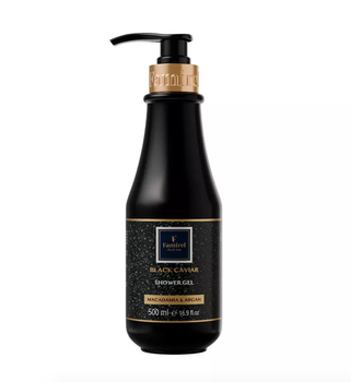 Гель для душу з екстрактом чорної ікри, Макадамія та Арган Famirel Black Caviar Shower Gel Macadamia & Argan 500 мл