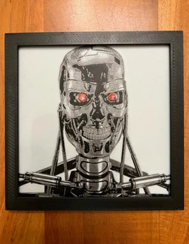 T-800 из "Терминатора" – Коллекционная 3Д -картина
