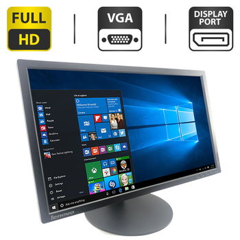 Монитор Lenovo ThinkVision LT2323p / 23" (1920x1080) TN / VGA, DVI, DP, USB-Hub, Audio + Кабель питания б/у