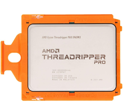 Процесор AMD Ryzen Threadripper PRO 5965WX (100-000000446) (Socket WRX8, 48T, 4.5 ГГц, Tray)