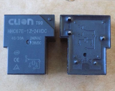Реле HHC67E-1Z-24VDC (заміна для SLA-24VDC-SL-A , JQX-15F(T90)-24VDC , QYT90-024-ZSR )(40A/240VAC) на перемикання