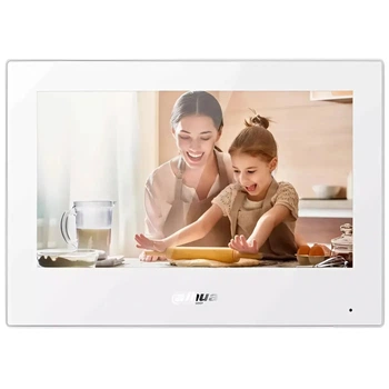 Видеодомофон с микрофоном и динамиками Dahua DHI-VTH5321GW-W 1024×600 Android 8.1 7" Wi-Fi Белый (99-00002966)