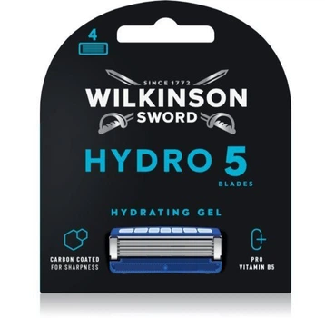 Сменные кассеты для бритья (картриджи) Wilkinson Hydro 5 Hydrating Gel (Regular) - 4 шт
