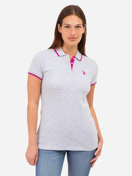 Поло жіноче U.S. Polo Assn Light Gray 2158874-ZH00A XS Сіре (2463299138147)