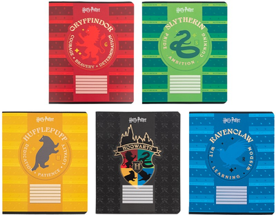 Набір шкільних зошитів Kite Harry Potter 18 аркушів у клітинку 20 шт (HP25-236)