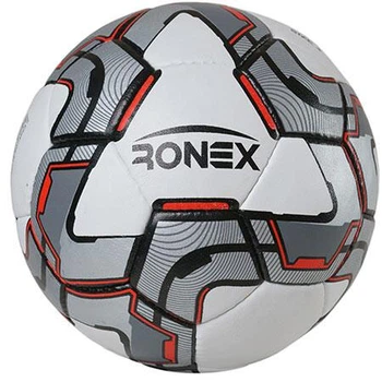 Мяч футбольный №4 Ronex, серый