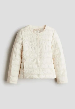 Куртка стьобана кремова H&M 170см (400010237)