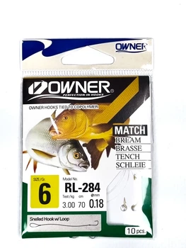 Крючки с поводком Owner RL-284 №6