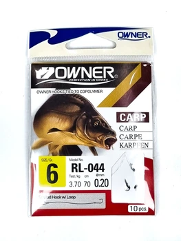 Крючки с поводком Owner RL-044 №6