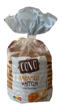 Вафлі з карамеллю Karamell Waffeln Covo 400 гр.