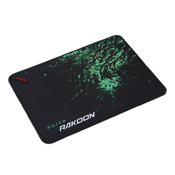 Ігровий килимок для миші 210x260мм тканинний Razer RAKOON професійний з боковою прошивкою 2мм Black ОЕМ