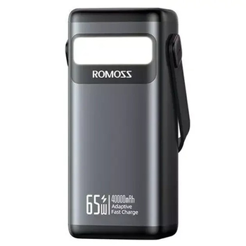 Універсальна мобільна батарея Romoss PMT40 40000mAh Black (PMT40-182-2133H)