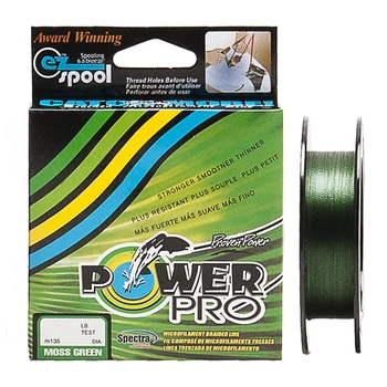 Шнур плетений для спінінгів Power Pro 0,14 135М тест 4.5 кг темно зелений