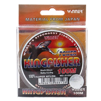 Леска Winner KingFisher 0.30 100m 12.6 кг разноцветная